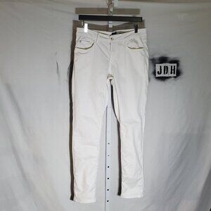 Ben Sherman Slim Fit Stretch White Jeans Sz 30w